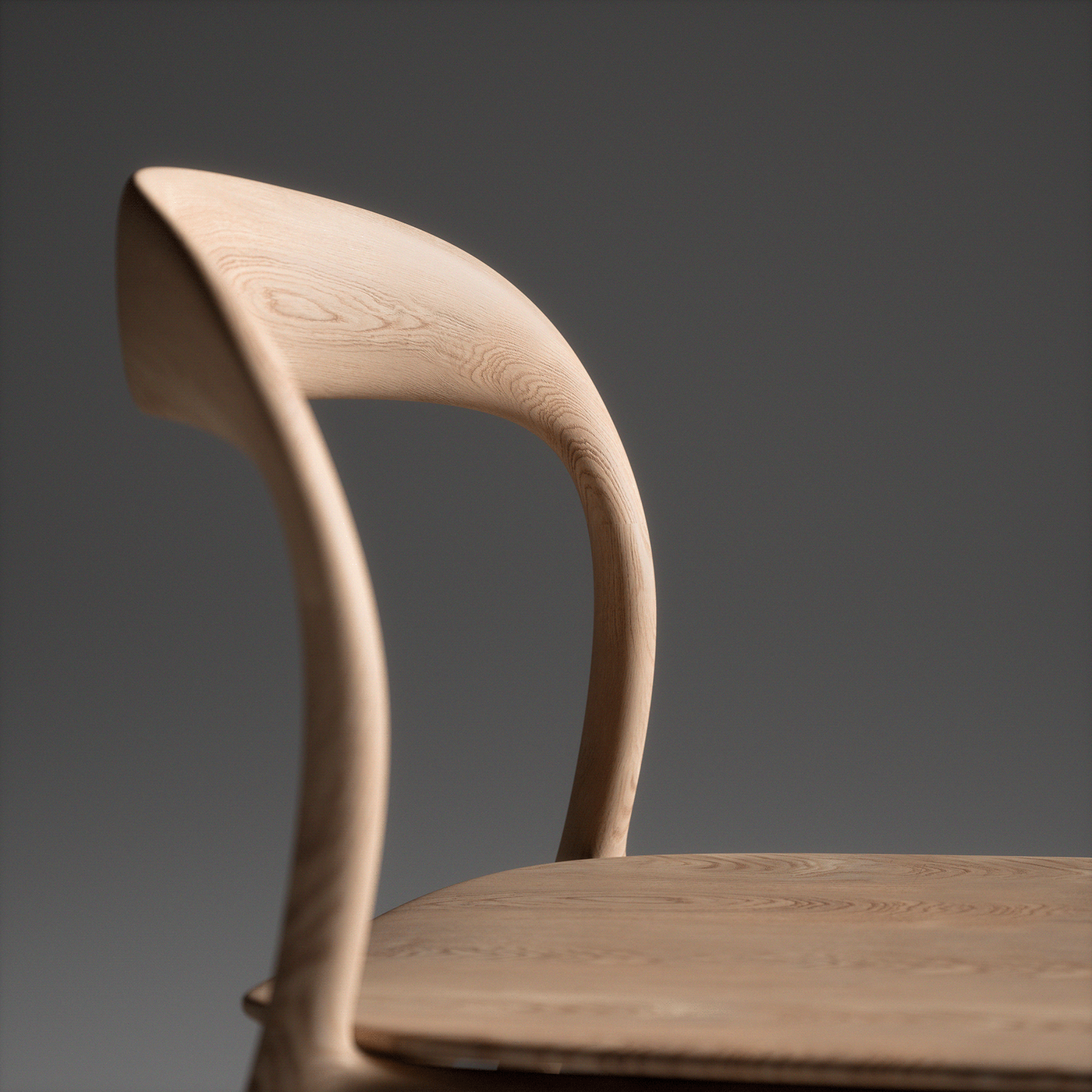 3D max，Wooden chair，Render，cgi，