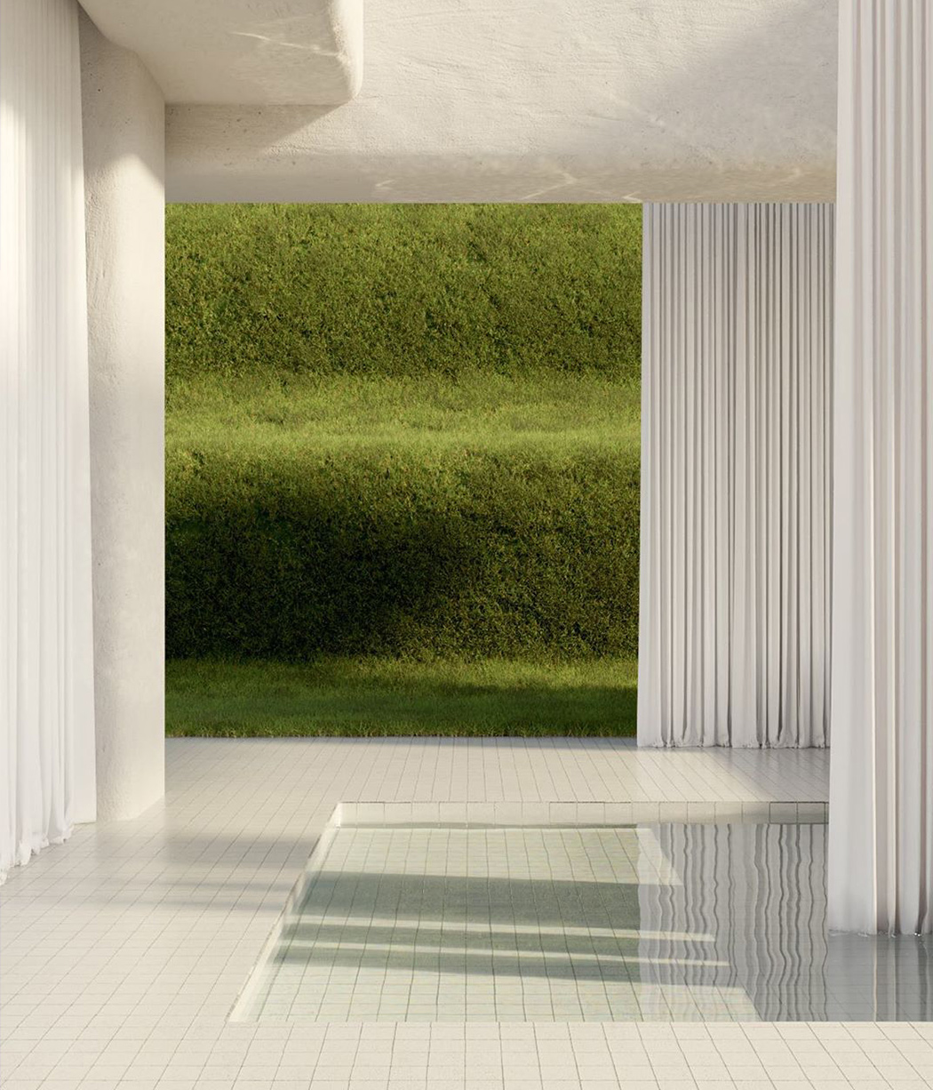 Architecture，natural，surrealistic，