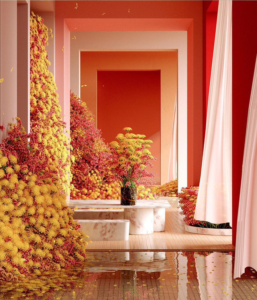 Architecture，natural，surrealistic，