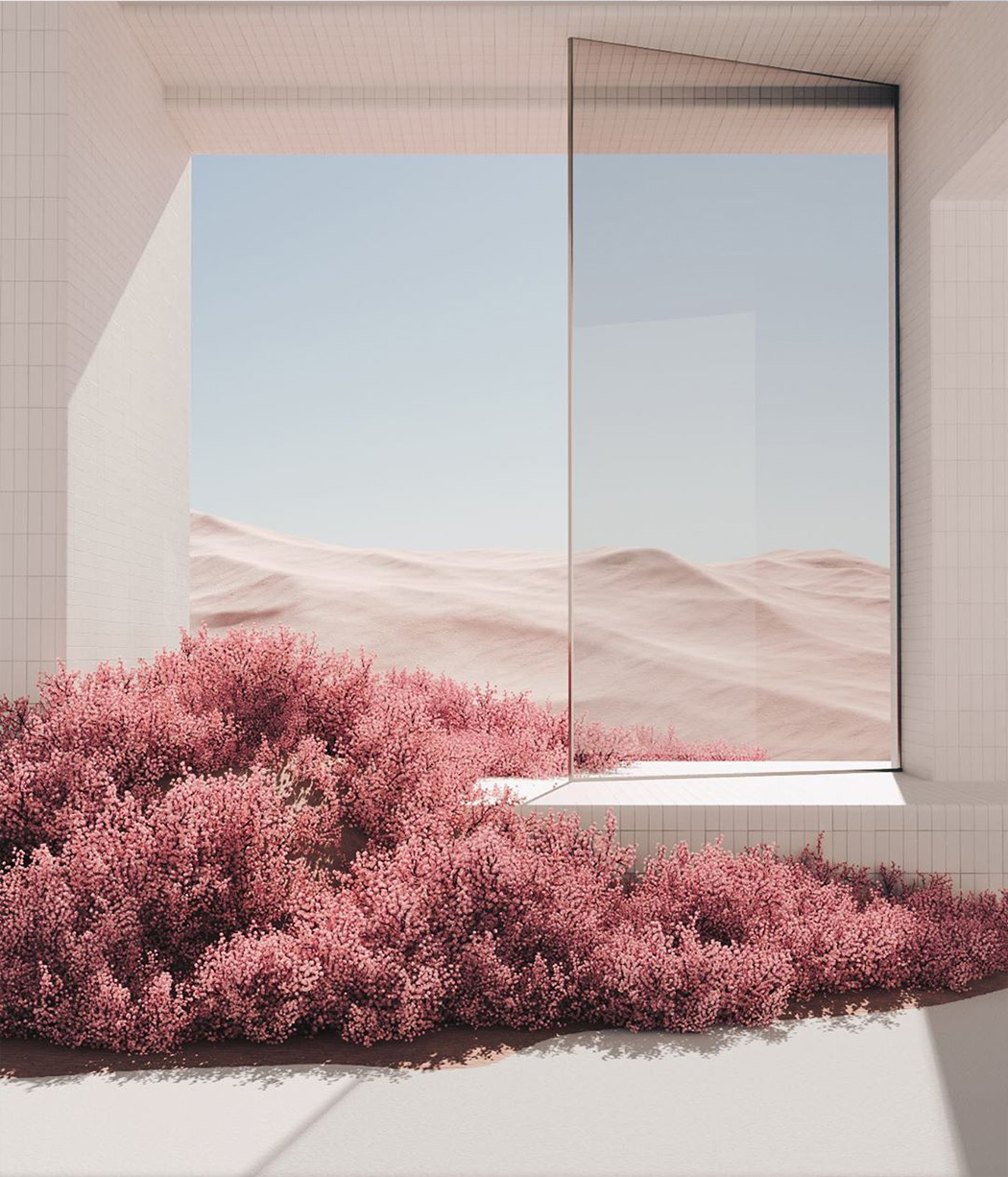 Architecture，natural，surrealistic，