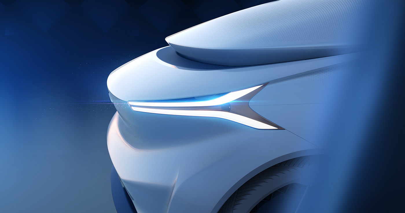 Automobile design，Nucleus Icon，Render，