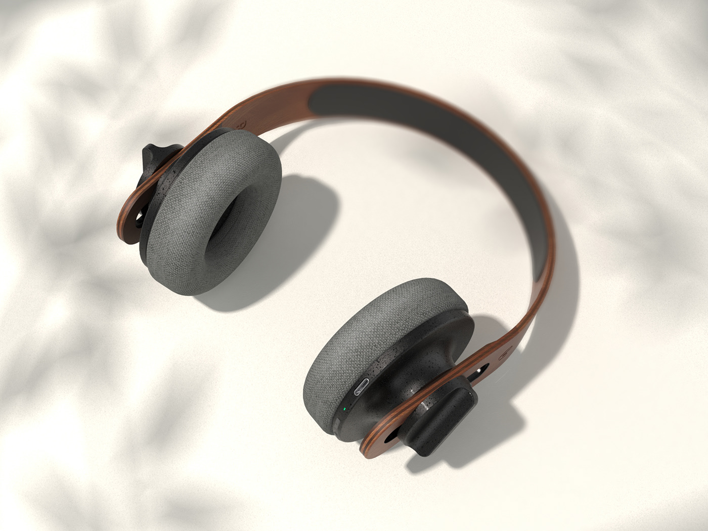 headset，environment protection，New material，concept，Mixed material，