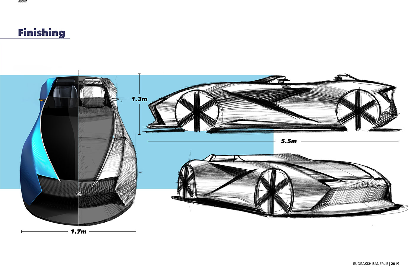 Sports car，Lexus，ps，Hand drawn，