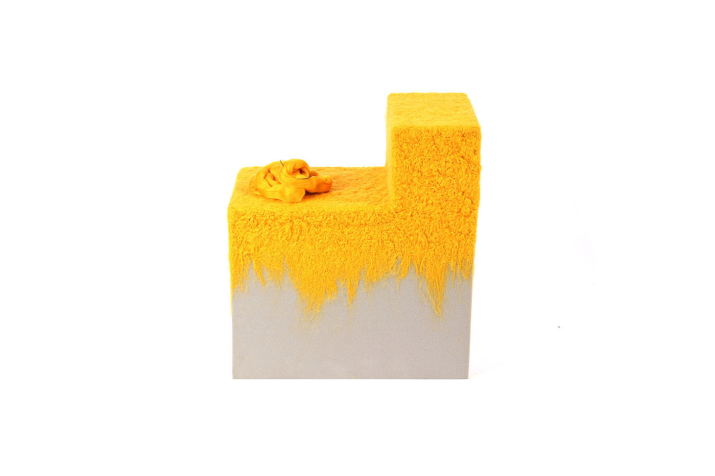 chair，wool，Sponge，yellow，