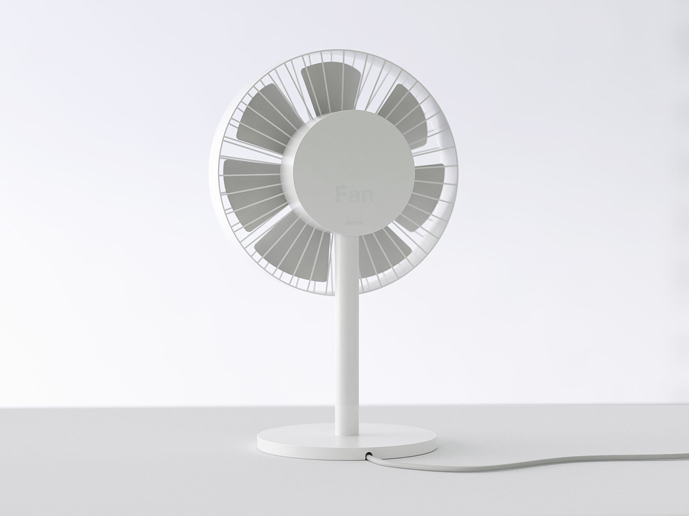 Fan，Simplicity，white，black，