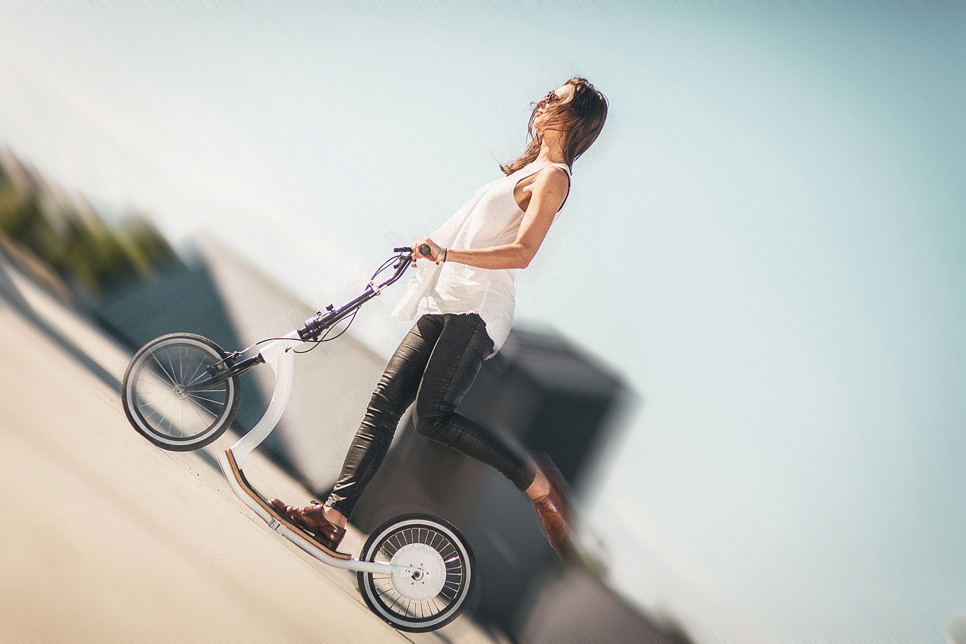 product design，industrial design，vehicle，Scooter，Simplicity，