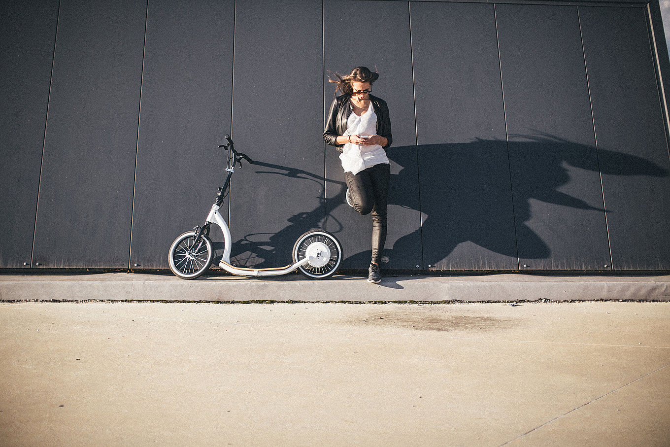 product design，industrial design，vehicle，Scooter，Simplicity，