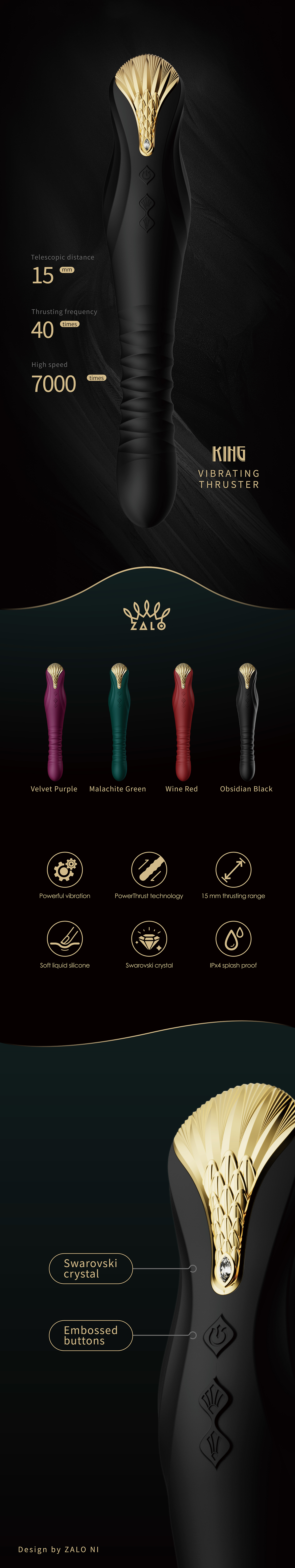 Green，Egyptian cultural design，Sex toy，