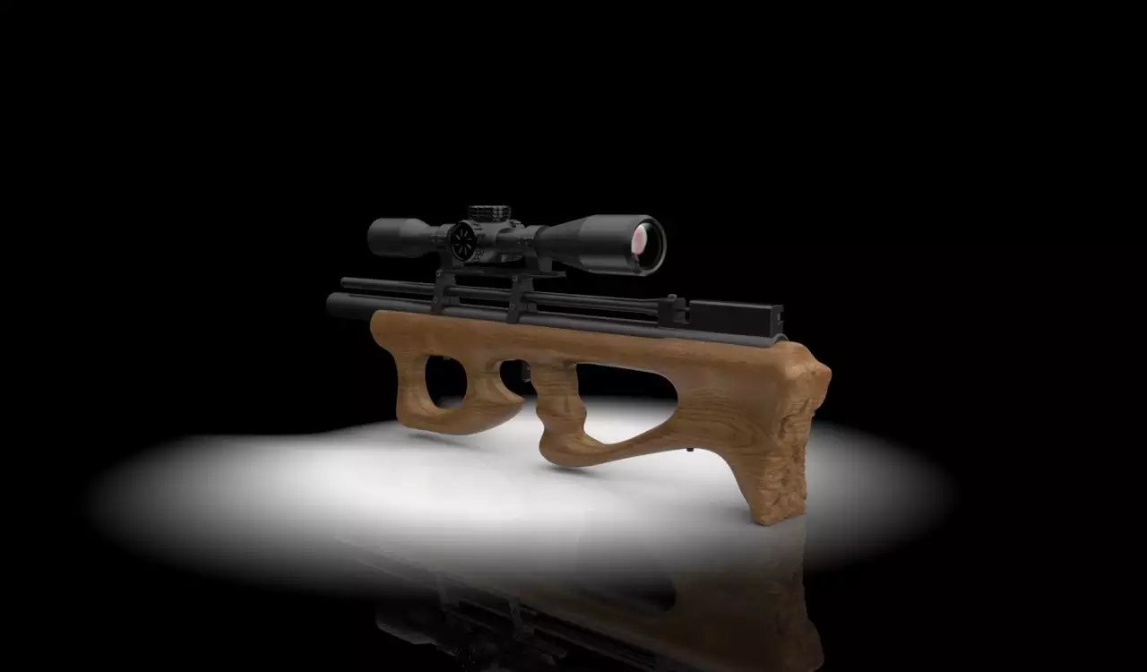 Air gun，3d，rhinoceros，