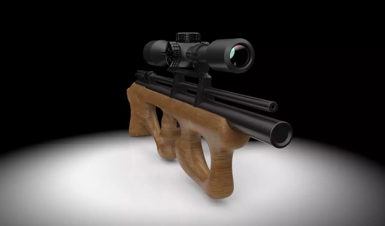 Air gun，3d，rhinoceros，