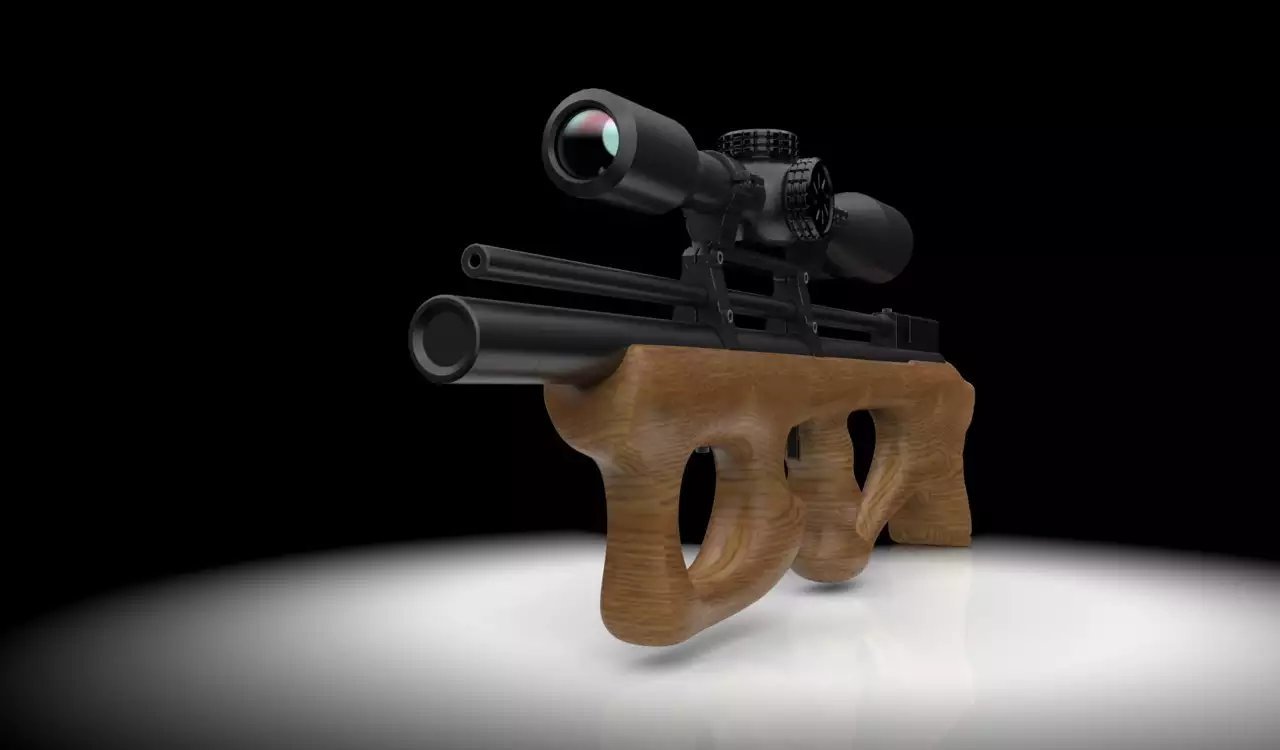 Air gun，3d，rhinoceros，