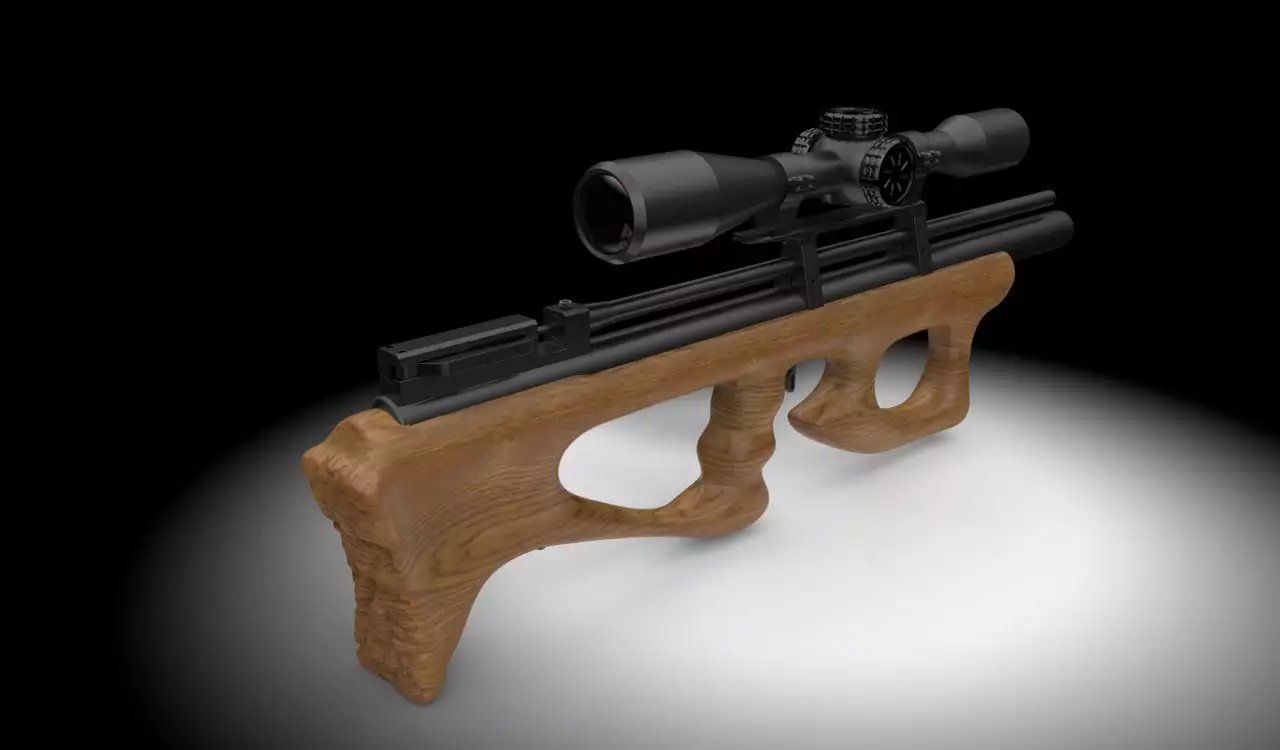 Air gun，3d，rhinoceros，