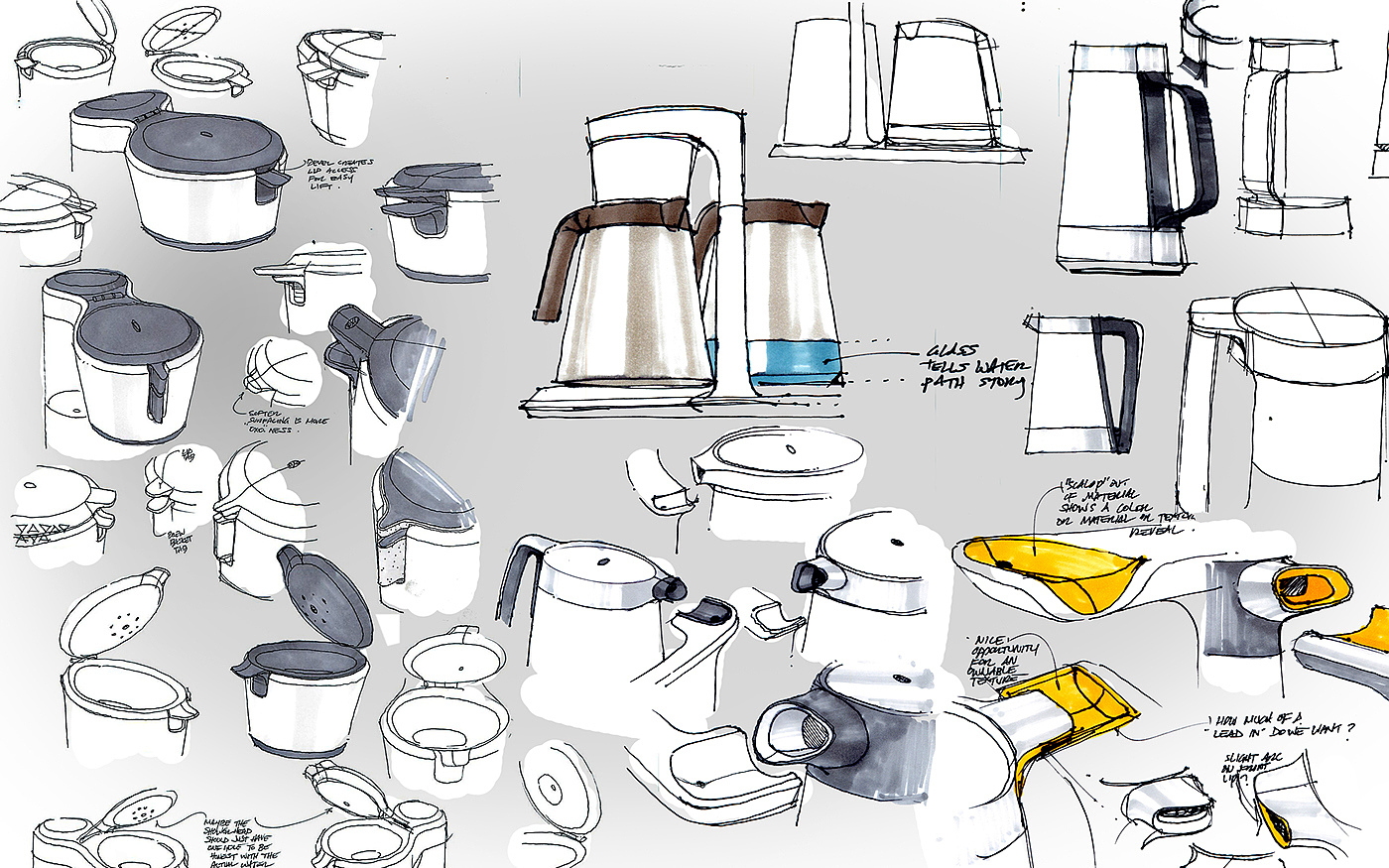 咖啡机，家用，厨房，产品设计，