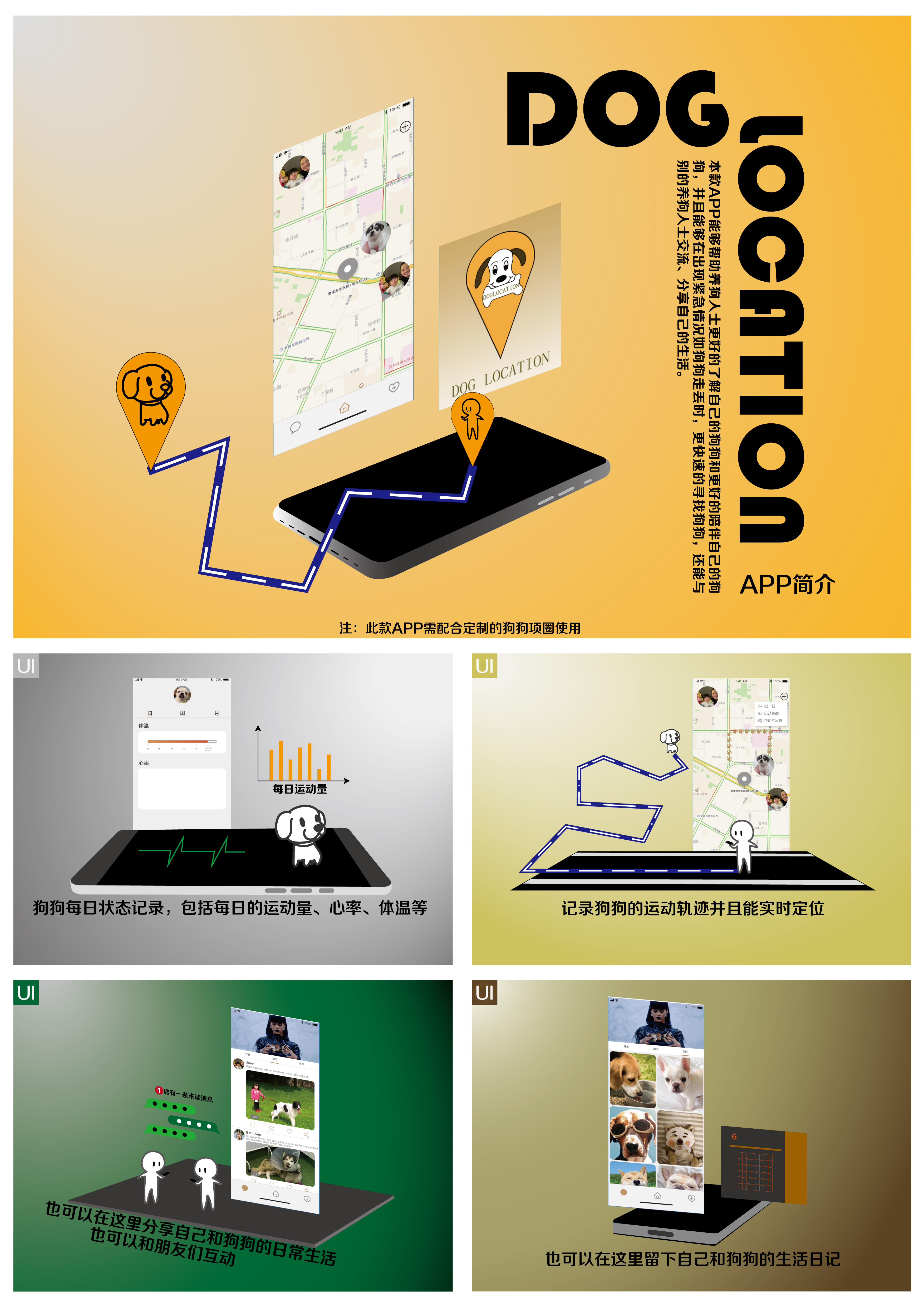 Graphic design + 3D product design，