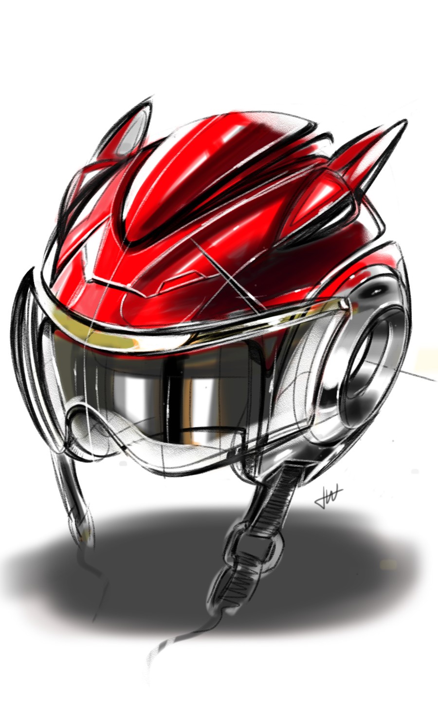 Hand drawn products，industrial design，product design，Helmet，marker pen，Mobile painting，conceptual design，Mark pen coloring，