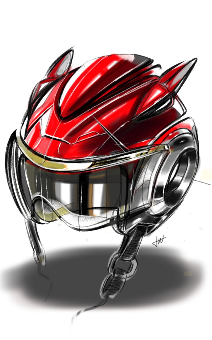 Hand drawn products，industrial design，product design，Helmet，marker pen，Mobile painting，conceptual design，Mark pen coloring，