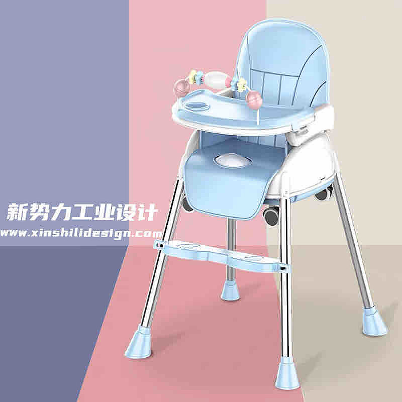 Child mother and baby，High chair ，