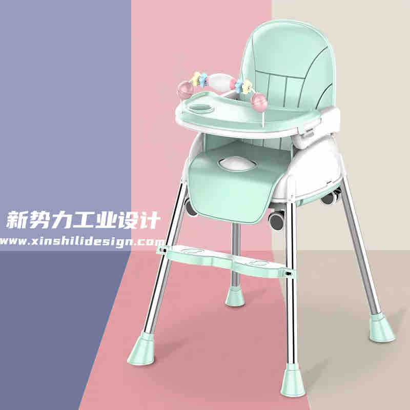 Child mother and baby，High chair ，