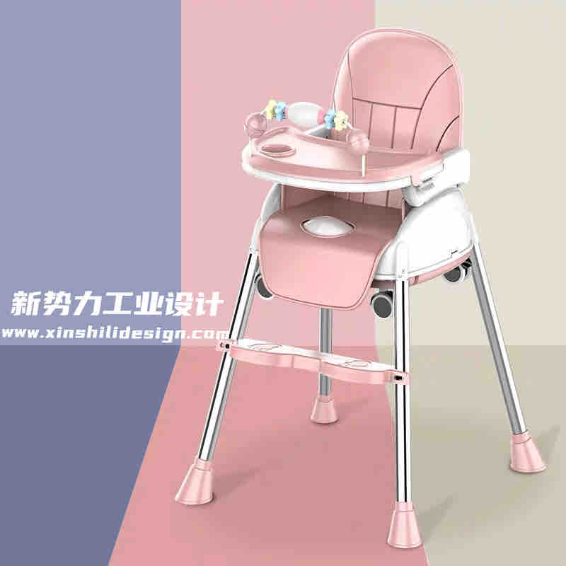 Child mother and baby，High chair ，