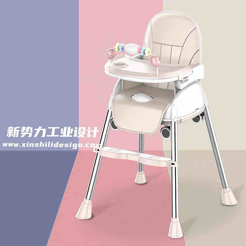 Child mother and baby，High chair ，