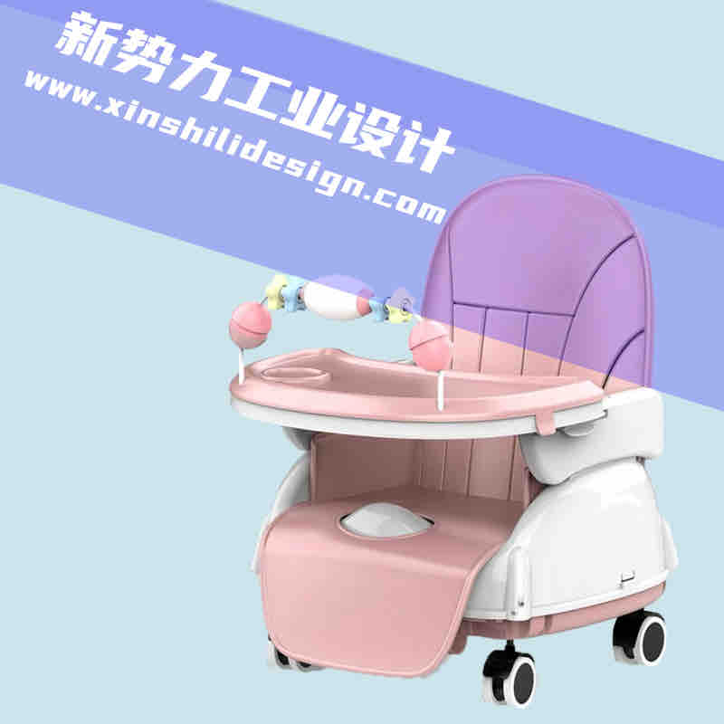 Child mother and baby，High chair ，