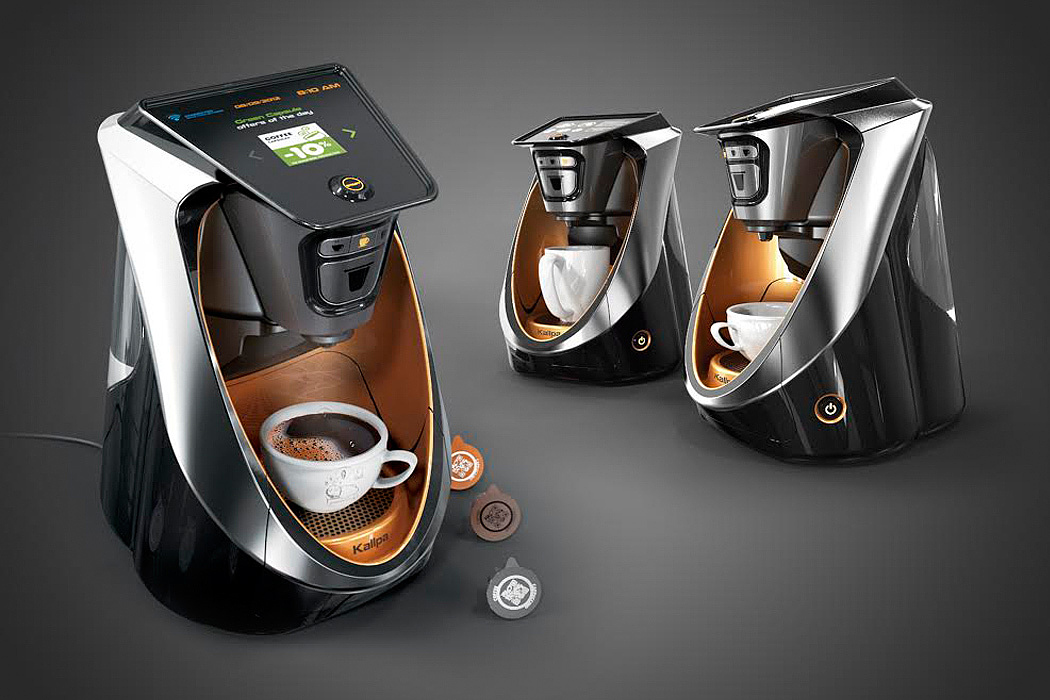 Coffee machine，delicate，Bian Jie，Simplicity，product design，