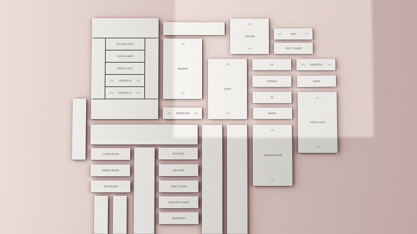 Smart furniture，intelligent system，Pink，led，Modular control system，