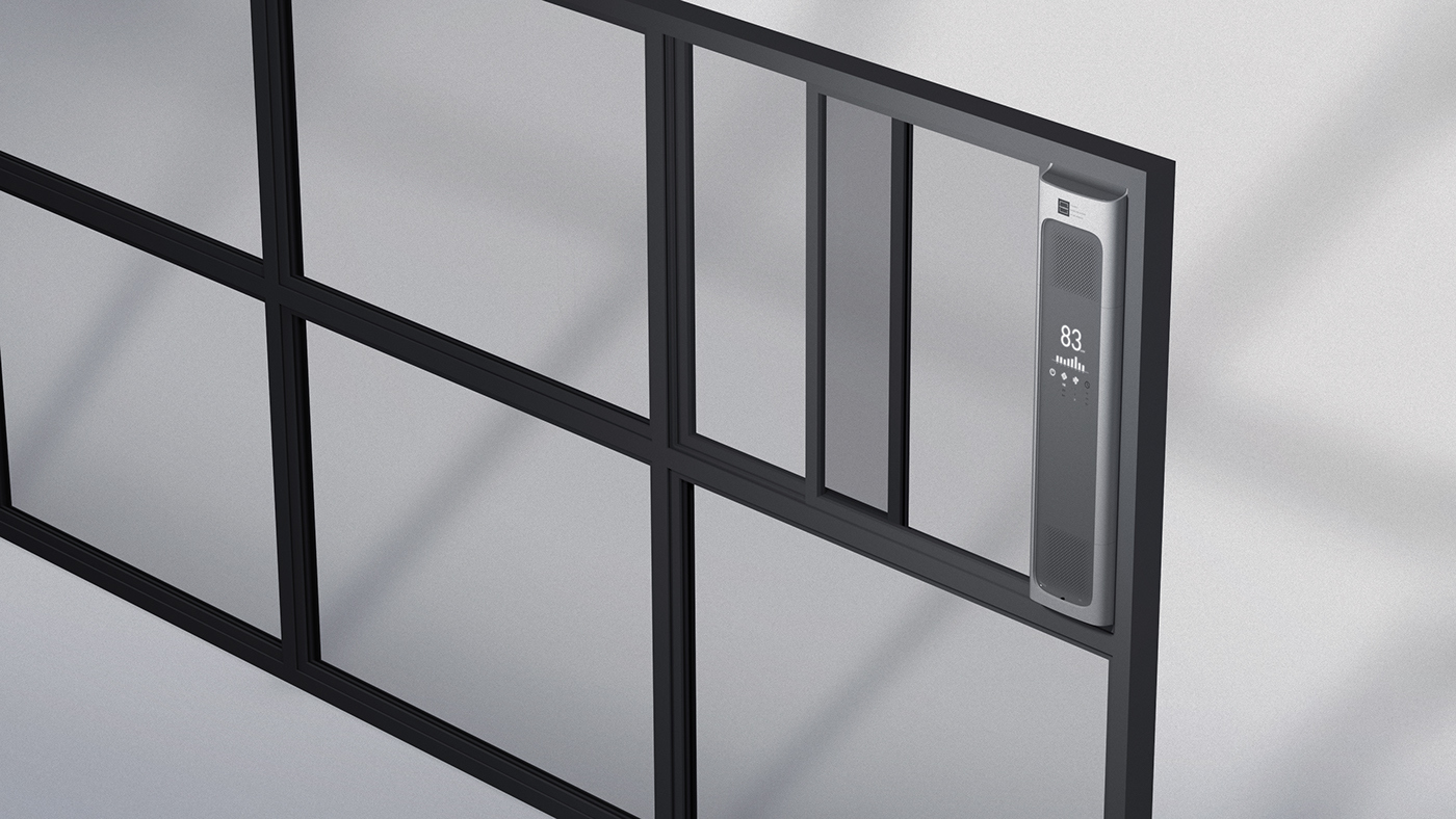 product design，air conditioner，Temperature regulation，beautiful，