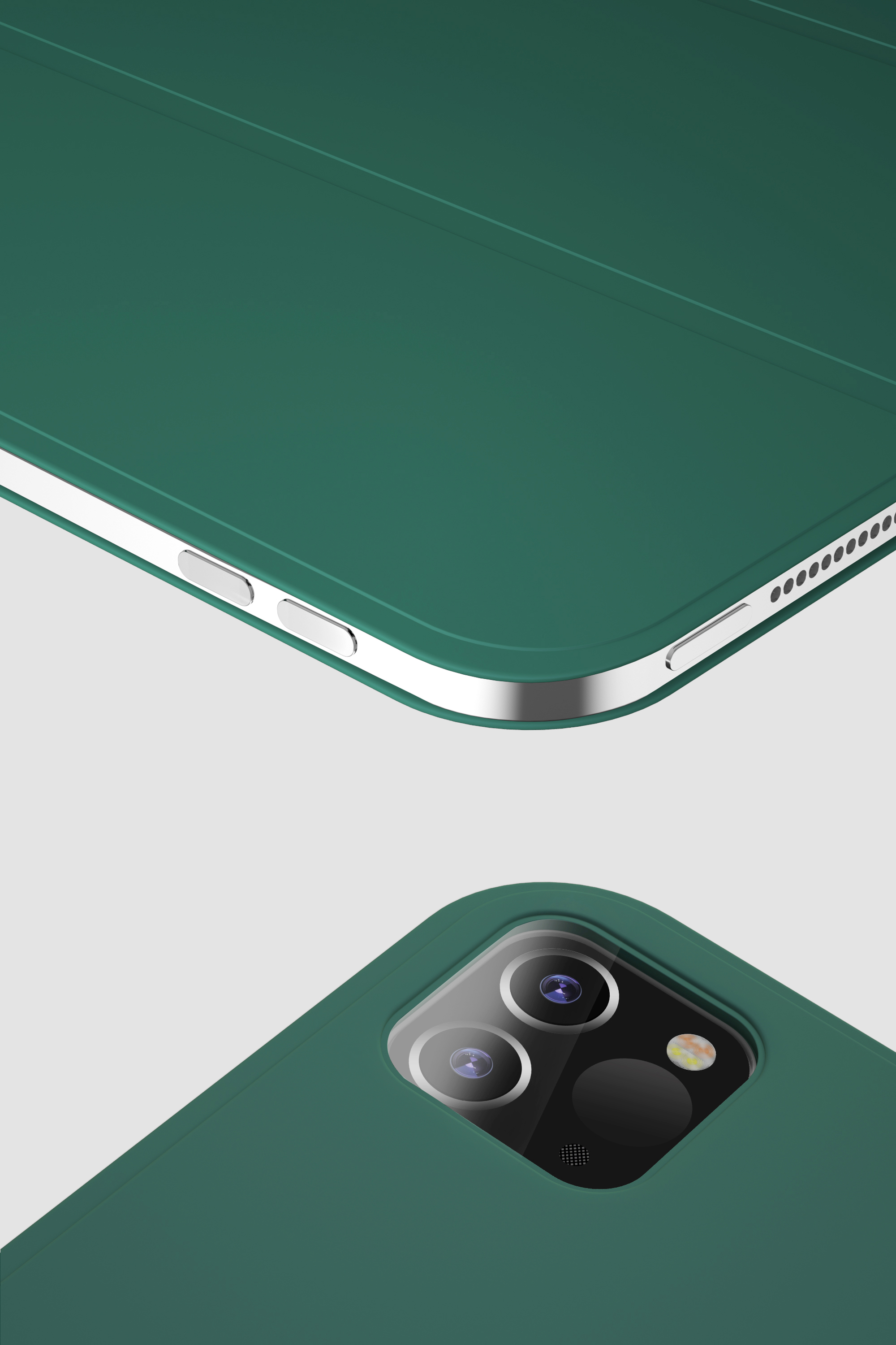 Protective shell，ipad，green，Render，electronic product，