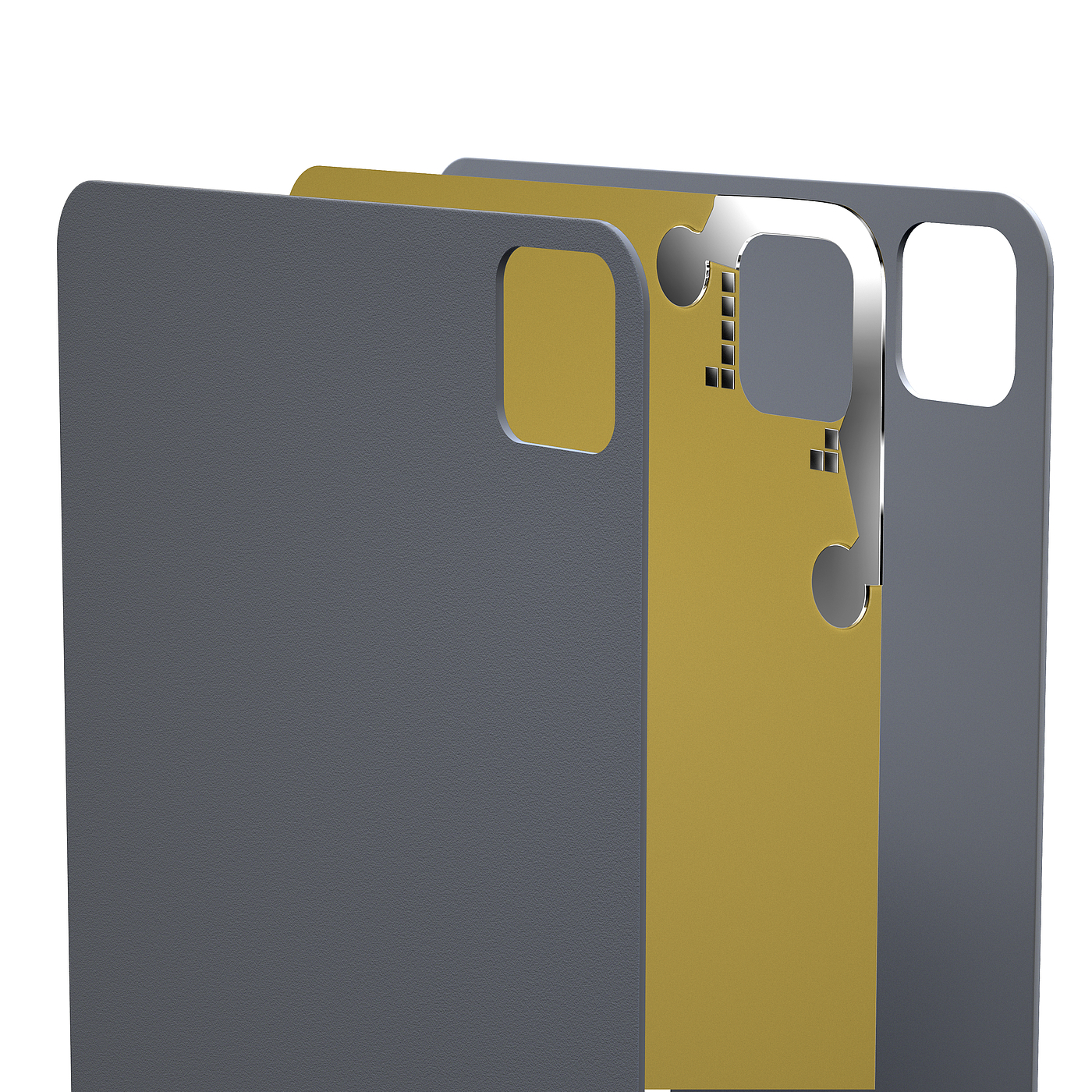 Protective shell，ipad，green，Render，electronic product，