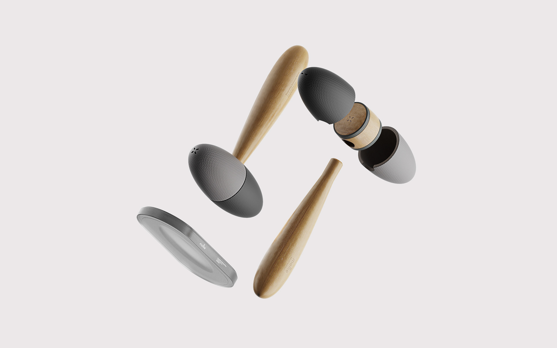 Mollie，salt，pepper，grey，Kitchen supplies，