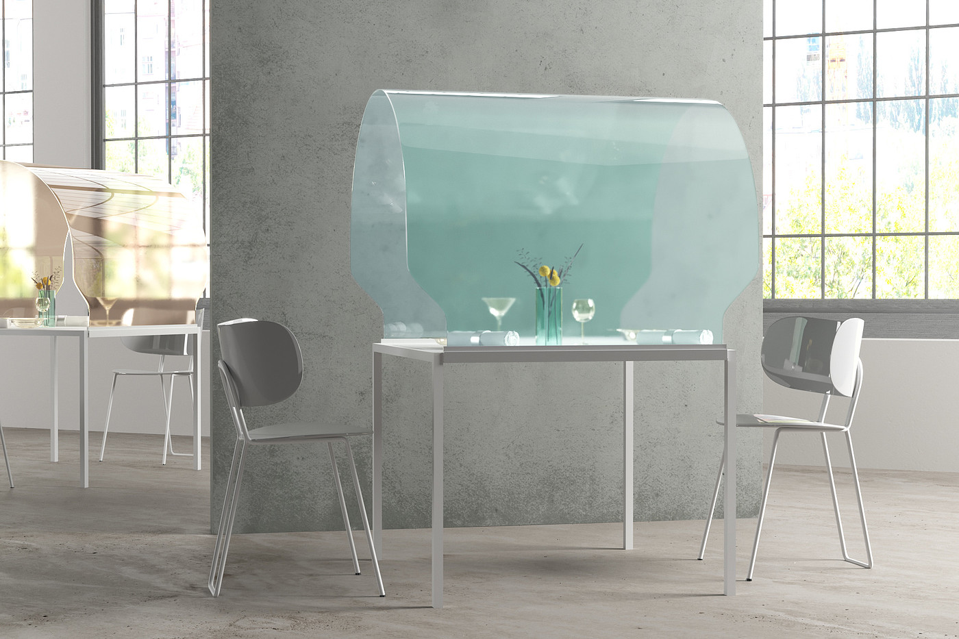 Protective screen，polycarbonate，Protective equipment，Restaurant supplies，transparent，
