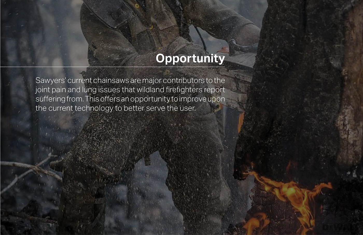 dewalt，electric saw，fire，fireman，