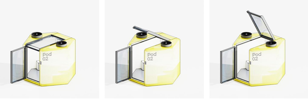 Air chamber，seal up，Air purification，Single，Geometric space，