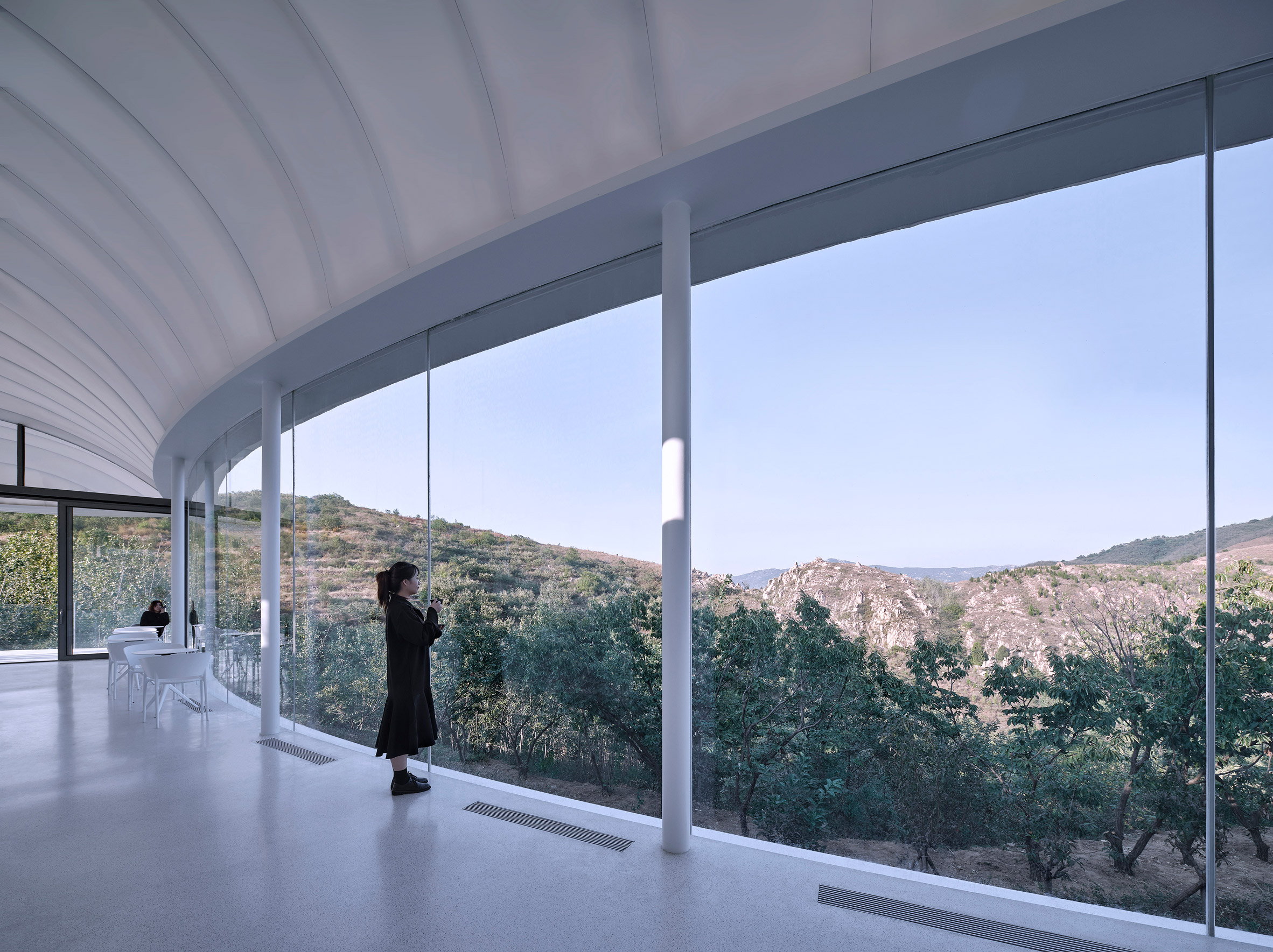 Tourist Centre，Architecture，white，Architectural design，