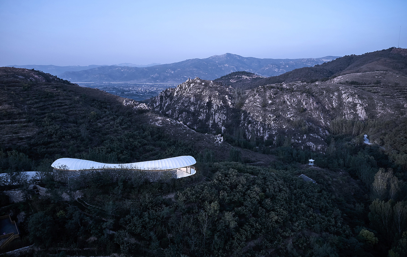 Tourist Centre，Architecture，white，Architectural design，