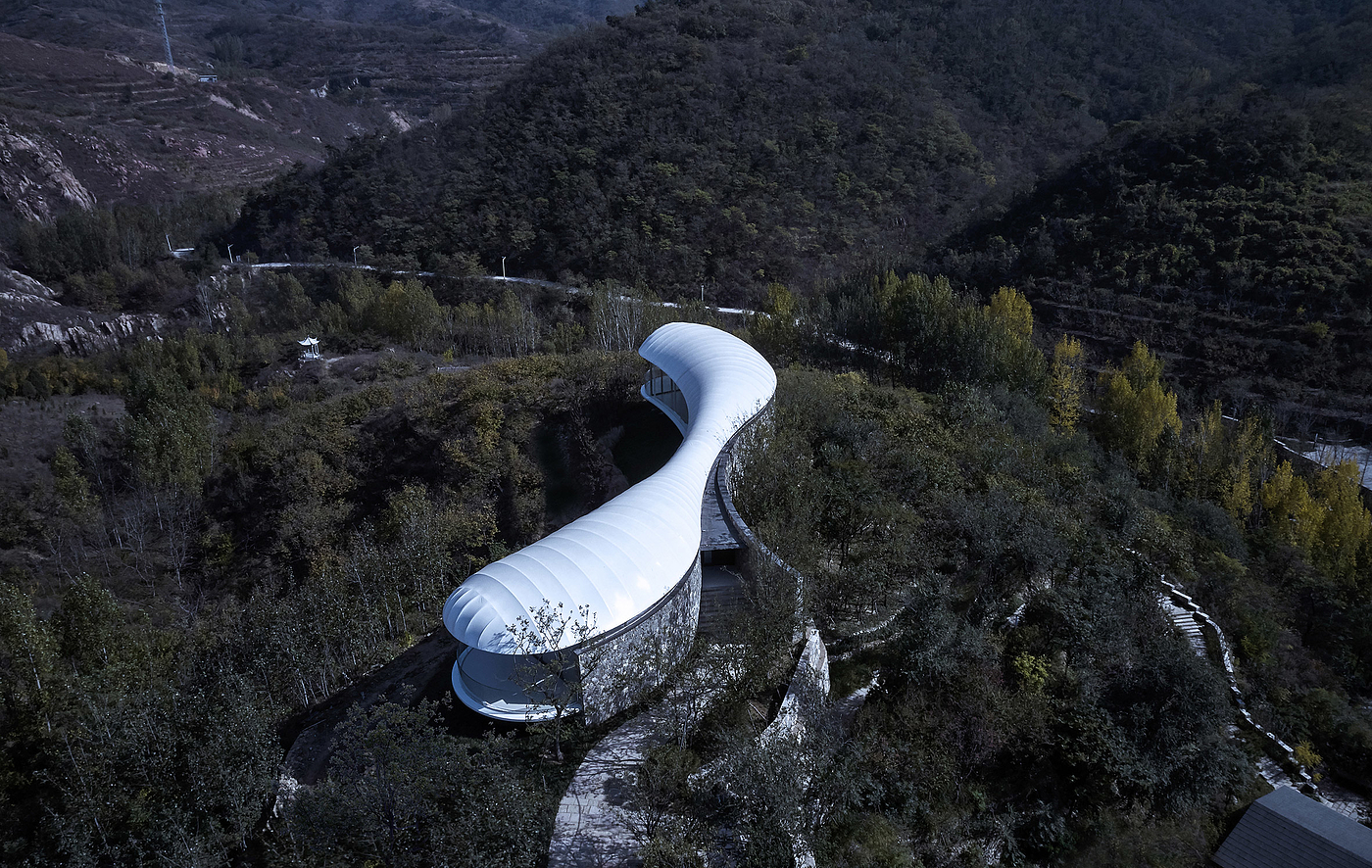 Tourist Centre，Architecture，white，Architectural design，