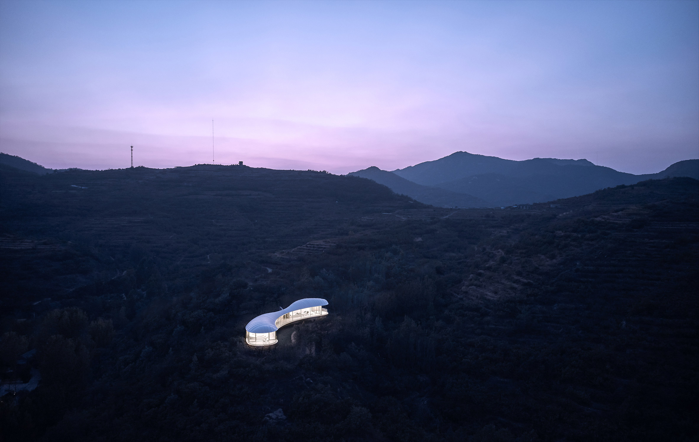 Tourist Centre，Architecture，white，Architectural design，