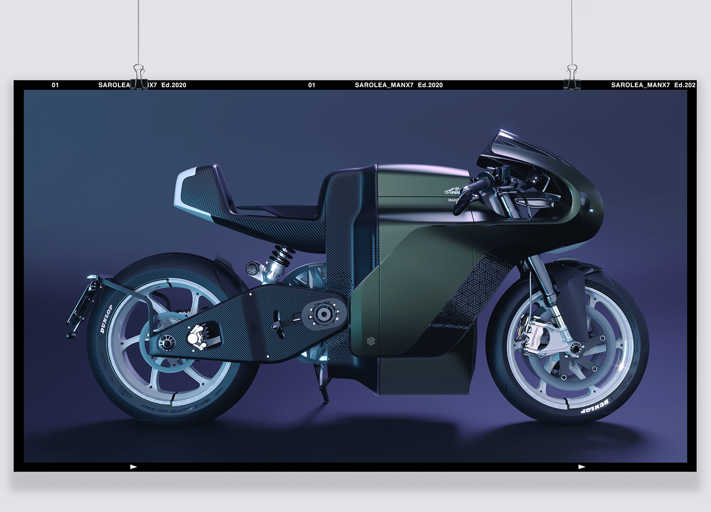 Manx7 Ed.2020，Electric motorcycle，black，