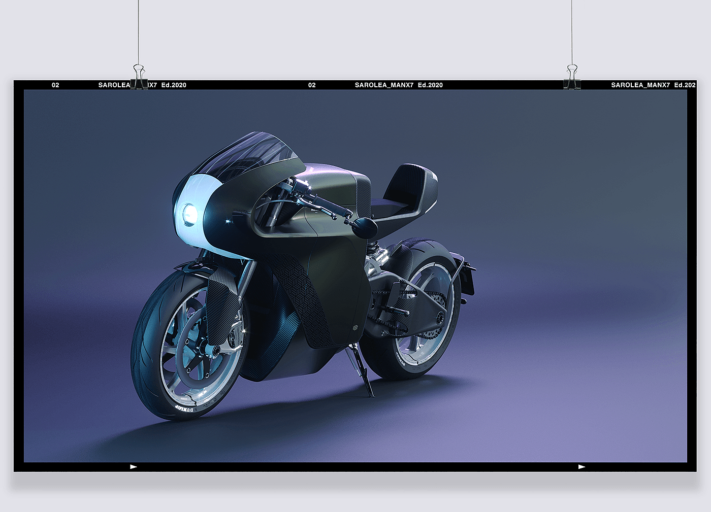 Manx7 Ed.2020，电动摩托车，黑色，