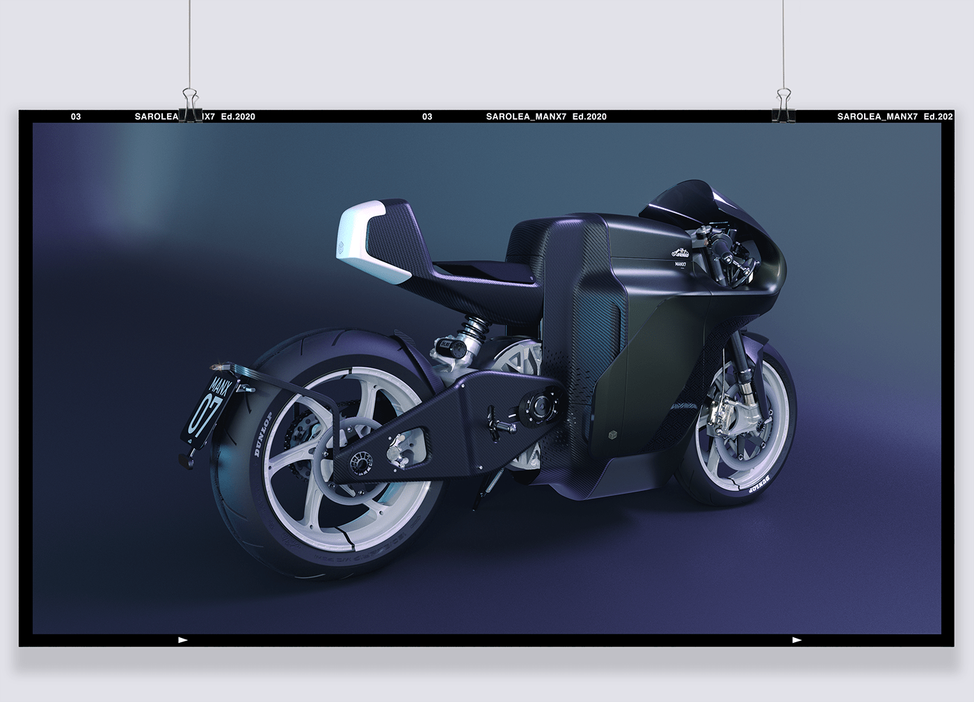 Manx7 Ed.2020，Electric motorcycle，black，