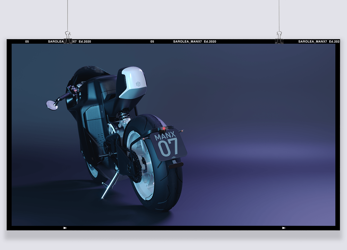 Manx7 Ed.2020，Electric motorcycle，black，