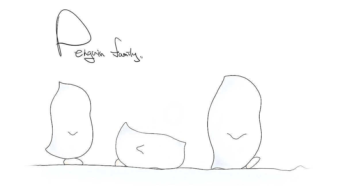 Toys，blue，penguin，