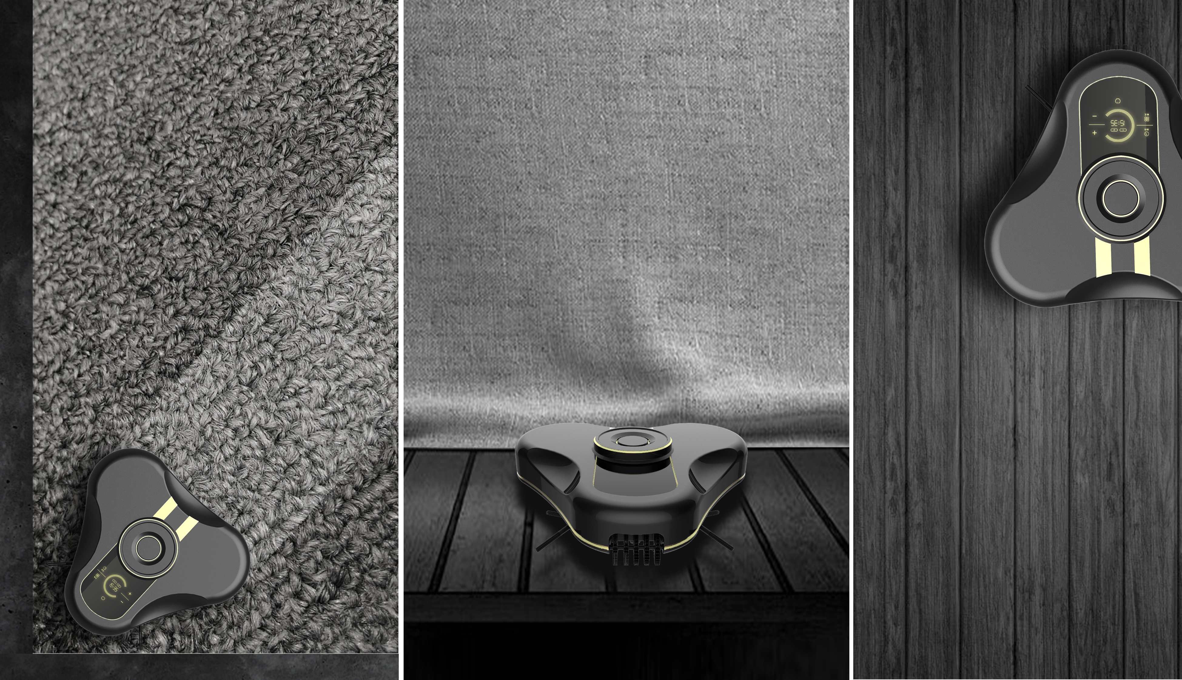 Sweeping robot，Sports car style，Cool elements，