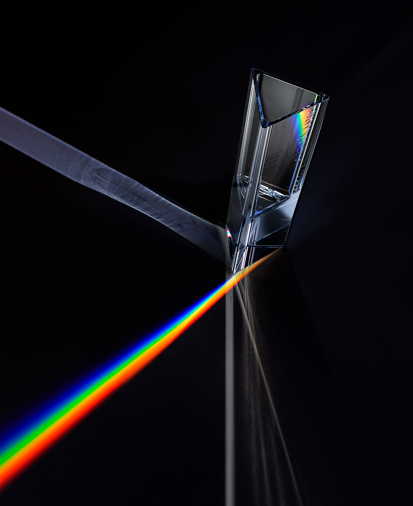 玻璃杯,彩虹,折射,伏特加