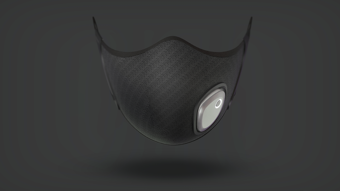 Mask，Philips，wearable devices ，black，Hand drawn，