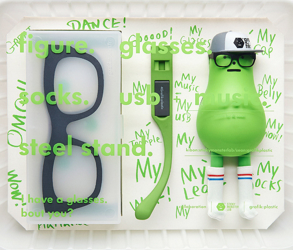 glasses，green，STICKY MONSTER LAB，Toys，Glasses frame，Socks，GRAPHICS，