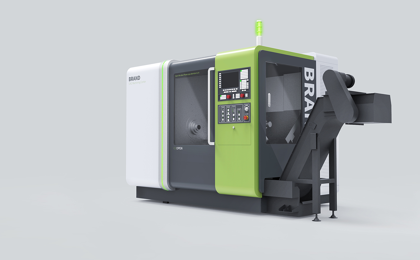industrial design，mechanical equipment，machining center ，