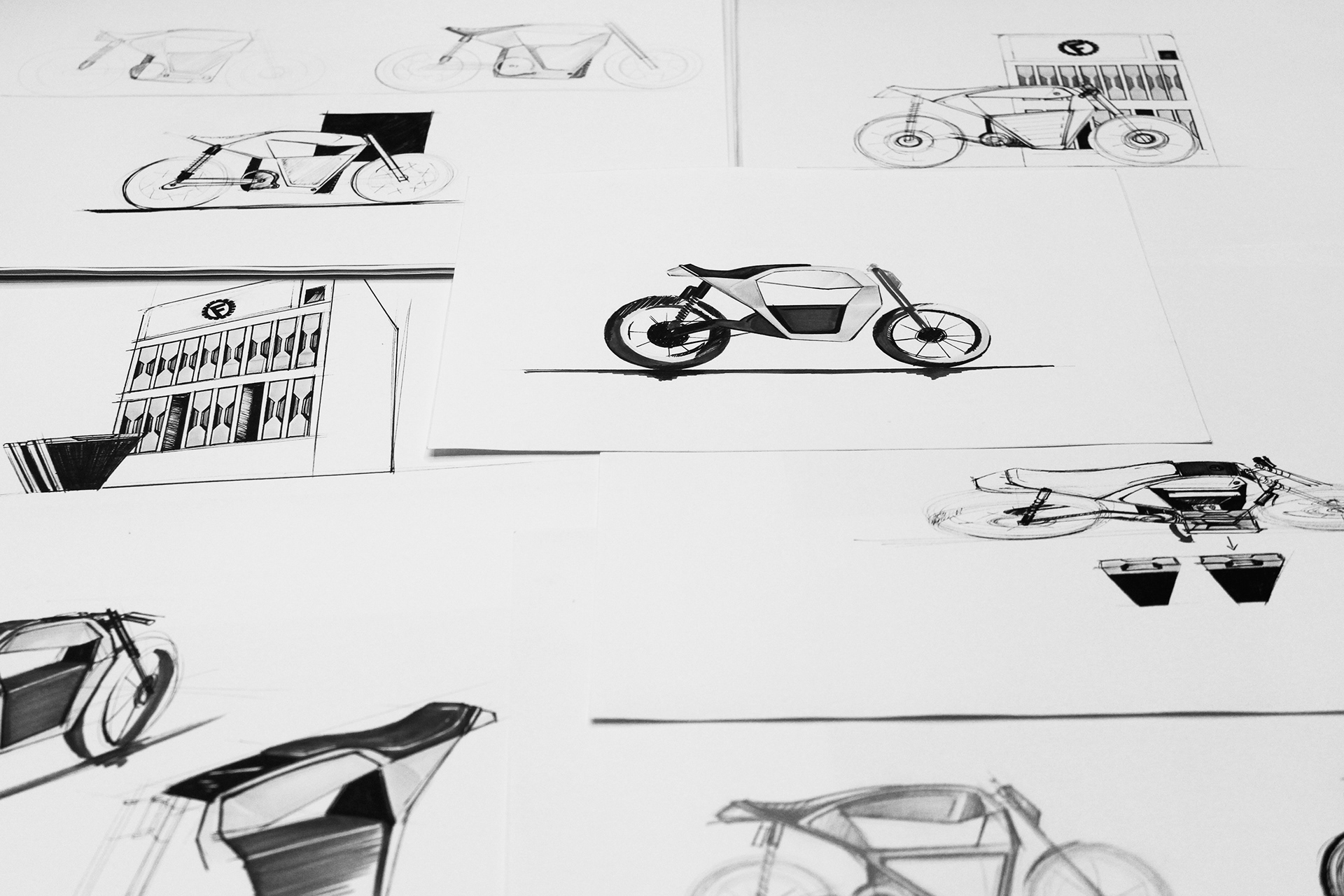 vehicle，Electric vehicle，Graduation project，Design sketch，