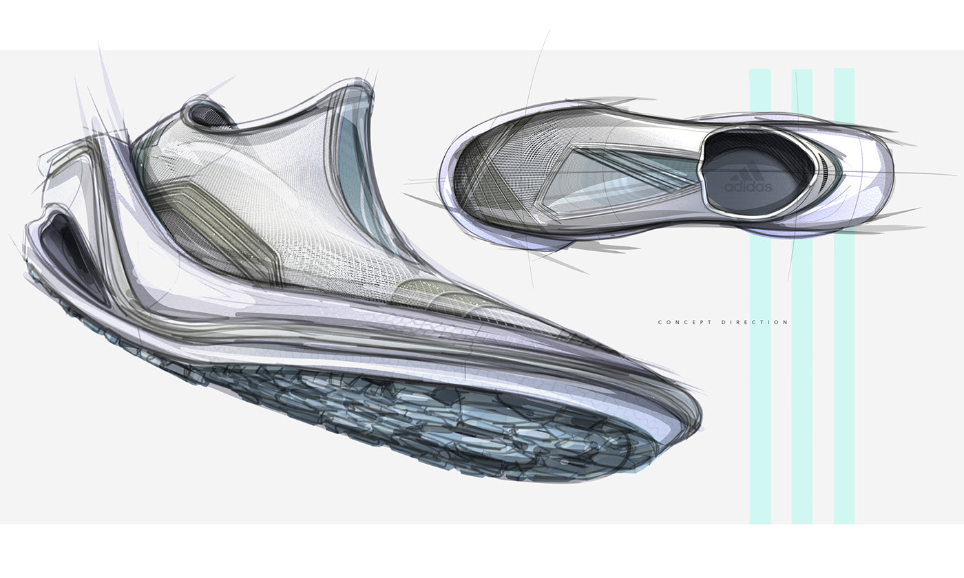 sneakers，Running shoes，adidas，comfortable，Hand drawn，